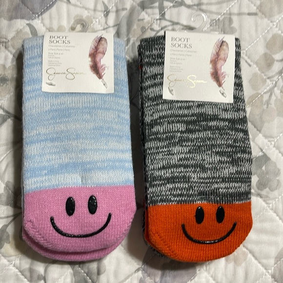 New set/2 Jessica Simpson boot socks (2packs) - Picture 1 of 7
